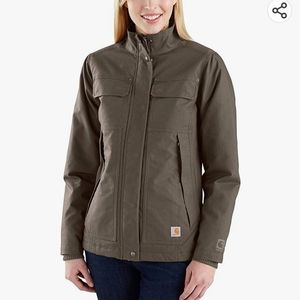 Carhartt jacket xsmall green EUC